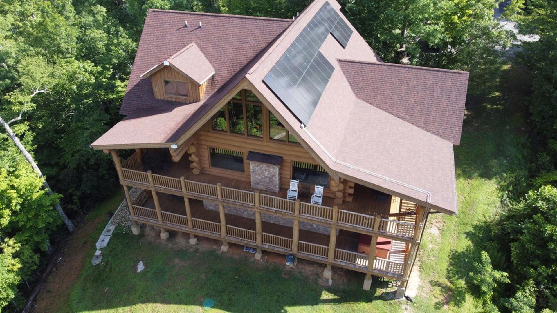 Big Bear Ridge Lodge - Breathtaking Mountain Views And Private Forest Scenes In Amazing Large Log Cabin Гатлинбург Экстерьер фото