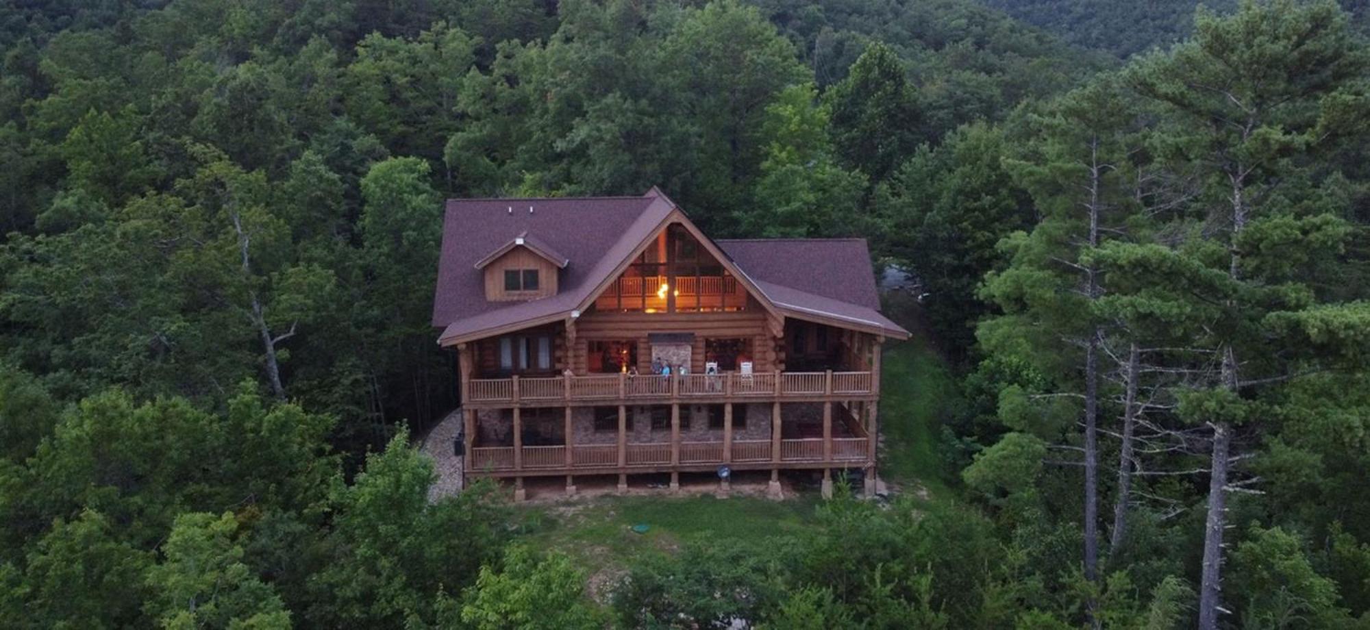 Big Bear Ridge Lodge - Breathtaking Mountain Views And Private Forest Scenes In Amazing Large Log Cabin Гатлинбург Экстерьер фото